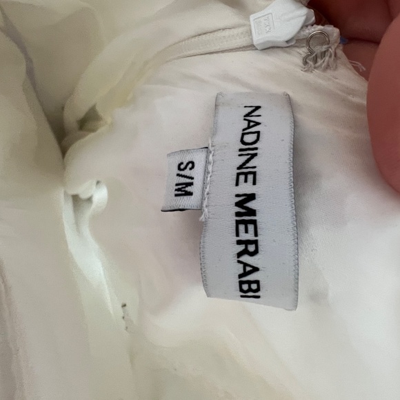 Nadine Merabi Sadie Dress White - Picture 8 of 10